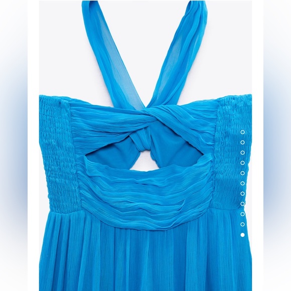NWT Zara Cut Out Maxi Dress- S - Picture 10 of 10